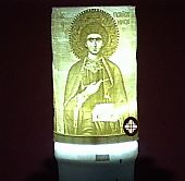 E.2273 | ELECTRIC CANDLE WITH SAINT PANTELEIMON 90 DAYS : 1