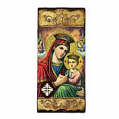 EV246 | Virgin Mary OF THE ANGELS | LITHOGRAPHY | Mount Athos : 1