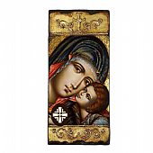 E251 | Virgin Mary Glykofilousa LITHOGRAPHY Mount Athos : 1