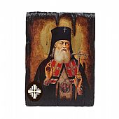 E249-13 | Saint Luke of Crimea | Serigraph on Naturally Aged Wood | Mount Athos : 1