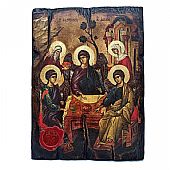 E.2543 | HOLY TRINITY - THE HOSPITALITY OF ABRAHAM SILK PRINTS Mount Athos : 1