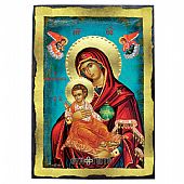 E.2618 | Virgin Mary Sweetness of Angels | LITHOGRAPHY Mount Athos	 : 1