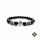 C.2690 | Black Bracelet with Cross
 : 1