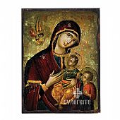 Ε.2705 | THE VIRGIN BABY & SAINT JOHN THE FORERUNNER| LITHOGRAPHY Mount Athos : 1