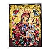 Ε.2719 | Virgin Mary of Roses Swords silkscreen Mount Athos		 : 1