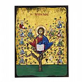 Ε.2721 | THE VINE silkscreen Mount Athos		 : 1