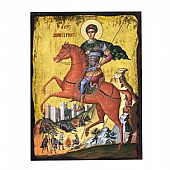 Ε.2727 | Saint Demetrius silkscreen Mount Athos		 : 1