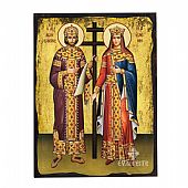 Ε.2728 | SAINT KONSTANTINOS AND ELENI  silkscreen Mount Athos		 : 1