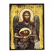 Ε.2729 | Saint John the Baptist silkscreen Mount Athos		 : 1