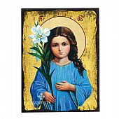 Ε.2731 | Virgin Mary Swords silkscreen Mount Athos		 : 1